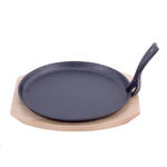 Сковорода чугунная со съемной ручкой Kamille 4809V 25 см