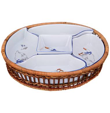 Менажница 5-ти секционная Lefard "Гуси" 792-020