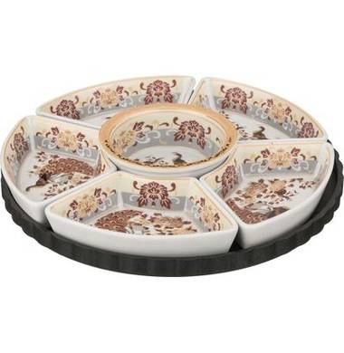 Менажница 6-ти секционная Lefard "Павлин" 69-2334