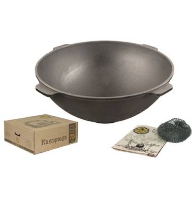Казан узбекский WOK чугунный Maysternya Т405 34 см