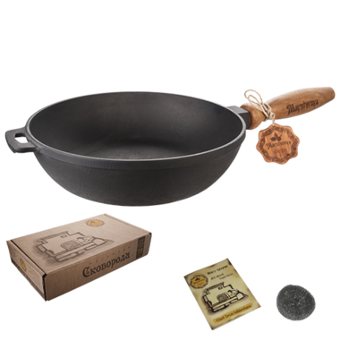 Сковорода чугунная Maysternya Т305 26 см