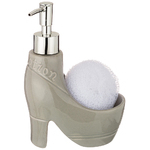 Дозатор для жидкого средства с губкой "Туфелька" Lefard 437-091