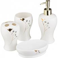 Набор для ванной комнаты "Колосок" 4 пр. Lefard 437-005