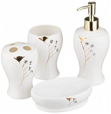 Набор для ванной комнаты "Колосок" 4 пр. Lefard 437-005