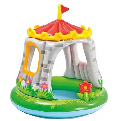 Бассейн детский с навесом Intex Королевский замок (57122NP)