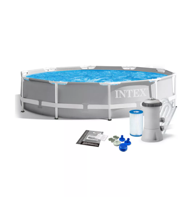 Бассейн каркасный круглый Intex Prism Frame с фильтр-насосом (26712NP)