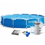 Бассейн каркасный Intex Metal Frame с фильтр-насосом 1250 л/ч (28202NP)