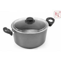 Кастрюля Виктория АЛА 4,0л со стеклянной крышкой "Мечта"