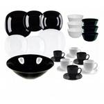 Столовый сервиз Luminarc Carine Black&White P8043 38 пр