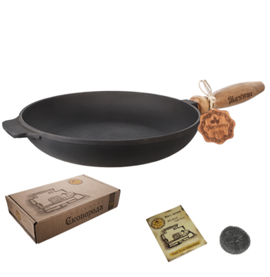 Сковорода чугунная лита Maysternya Т303 26 см