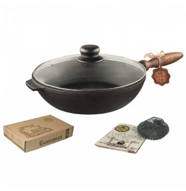 Сковорода чугунная Maysternya Т306С3 28 см