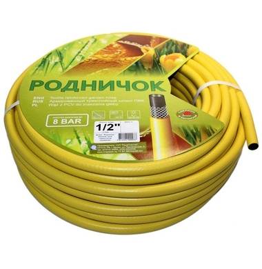 Шланг ПВХ поливочный армированный Родничок 1/2" 20 м