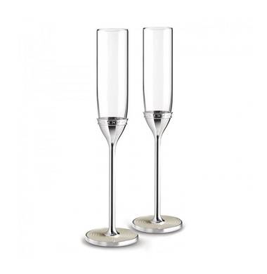 Набор бокалов для шампанского Wedgwood Vera Wang With Love Nouveau Pearl 2 шт