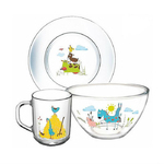 Набор посуды детской ОСЗ Забавные животные H19143