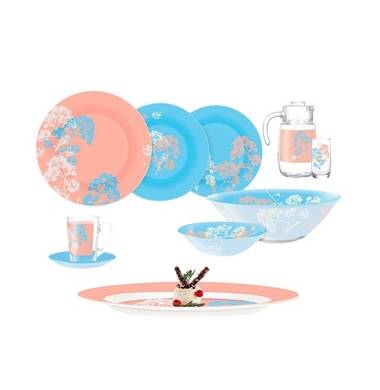 Столовый сервиз Luminarc Rose Mix & Match P3471 46 пр
