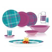 Столовый сервиз Luminarc Scotish Turcuoise P3436 46 пр