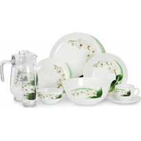 Столовый сервиз Luminarc White Orchid P0328 46 пр