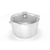 Кастрюля Виктория АЛ6,0 со стеклянной крышкой "Полесье"