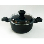 Кастрюля Виктория АЛА 4,0л со стеклянной крышкой "Diamond Induction"