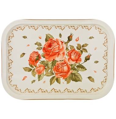 Поднос Agness "Корейская роза" 913-136
