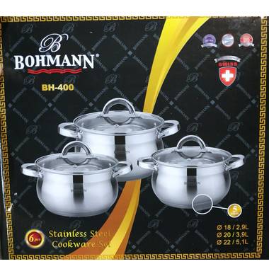 Набор кастрюль Bohmann BH-400