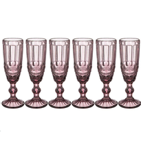 Набор бокалов для шампанского Lefard Muza Color Серпантина 781-102 6 шт