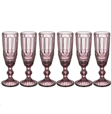 Набор бокалов для шампанского Lefard Muza Color Серпантина 781-102 6 шт