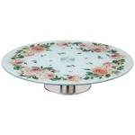 Тортовница вращающаяся Agness "Винтаж Пионы" 357-190 32 см