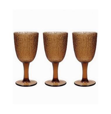 Набор бокалов для вина Tognana Glass Ambra коричневый
