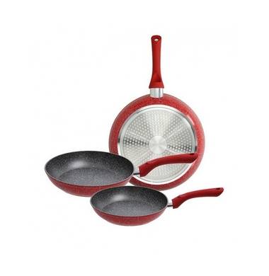 Набор сковородок Tognana Grancucina Red Stone V979133REDS 3 пр