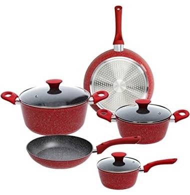 Набор кастрюль Tognana Grancucina Red Stone V979119REDS 8 пр