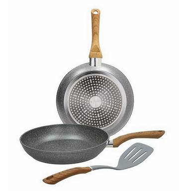 Набор сковородок Tognana Grancucina Stone&Wood V77914RMGRW 3 пр