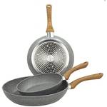 Набор сковородок Tognana Grancucina Stone&Wood V779133MGRW 3пр