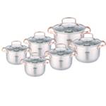 Набор кастрюль Zigen ZG 518G