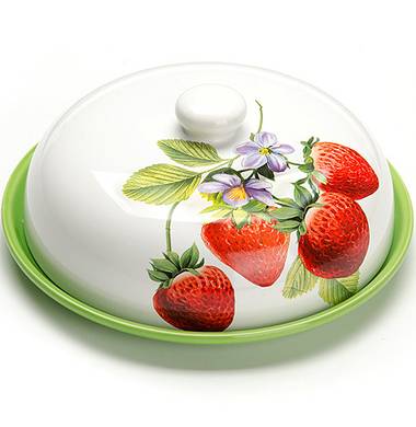 Блюдо для блинов "Клубника" Loraine LR 28168