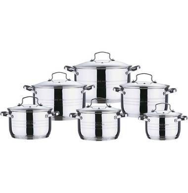 Набор кастрюль Rainstahl 1227-12RS/CW