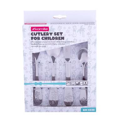 Набор столовых приборов детский Kamille KM 5335 4 пр