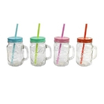 Кружка с трубочкой Feniks Mono FN524 450 мл 