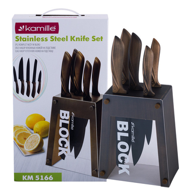 Набор ножей кухонных Kamille 5166