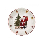 Блюдо круглое рельефное Villeroy & Boch Toys Fantasy "Санта и список подарков" 14-8332-3614 25 см