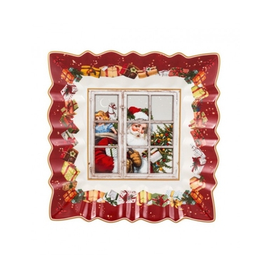 Блюдо квадратное Villeroy & Boch Toys Fantasy "Санта" 14-8332-3718 23 см