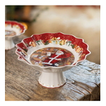 Блюдо на ножке Villeroy & Boch Toys Fantasy "Санта и список подарков" 14-8332-3601 25 см