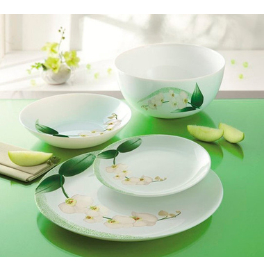 Сервиз столовый Luminarc White Orchid P9741 19 пр