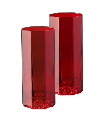 Набор бокалов лонгдринк Versace Medusa Lumiere Rhapsody 20665-321507-48874 красный