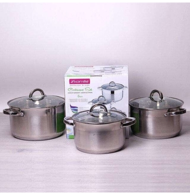 Набор кастрюль Kamille KM-5629S