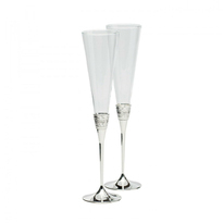 Набор бокалов для шампанского Vera Wang With Love Silver 57003606117 2 шт