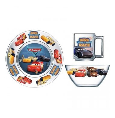 Набор посуды детской ОСЗ Тачки 3 Luminarc 18C2055-CARS