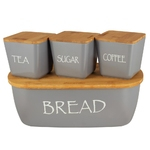 Хлебница с 3-мя емкостями Kamille KM-1133