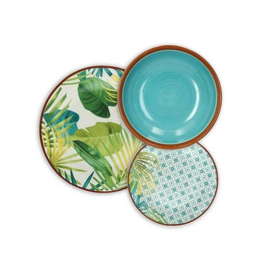 Столовый сервиз Tognana Metropolis Jungle ME070185528 18 пр