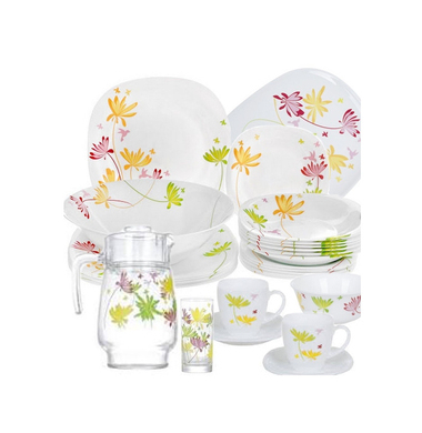 Столовый сервиз LUMINARC CARINE CRAZY FLOWERS N7094 46 пр. 